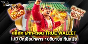 สล็อต ฝาก-ถอน true wallet ไม่มี บัญชีธนาคาร 10รับ100 ทันสมัย